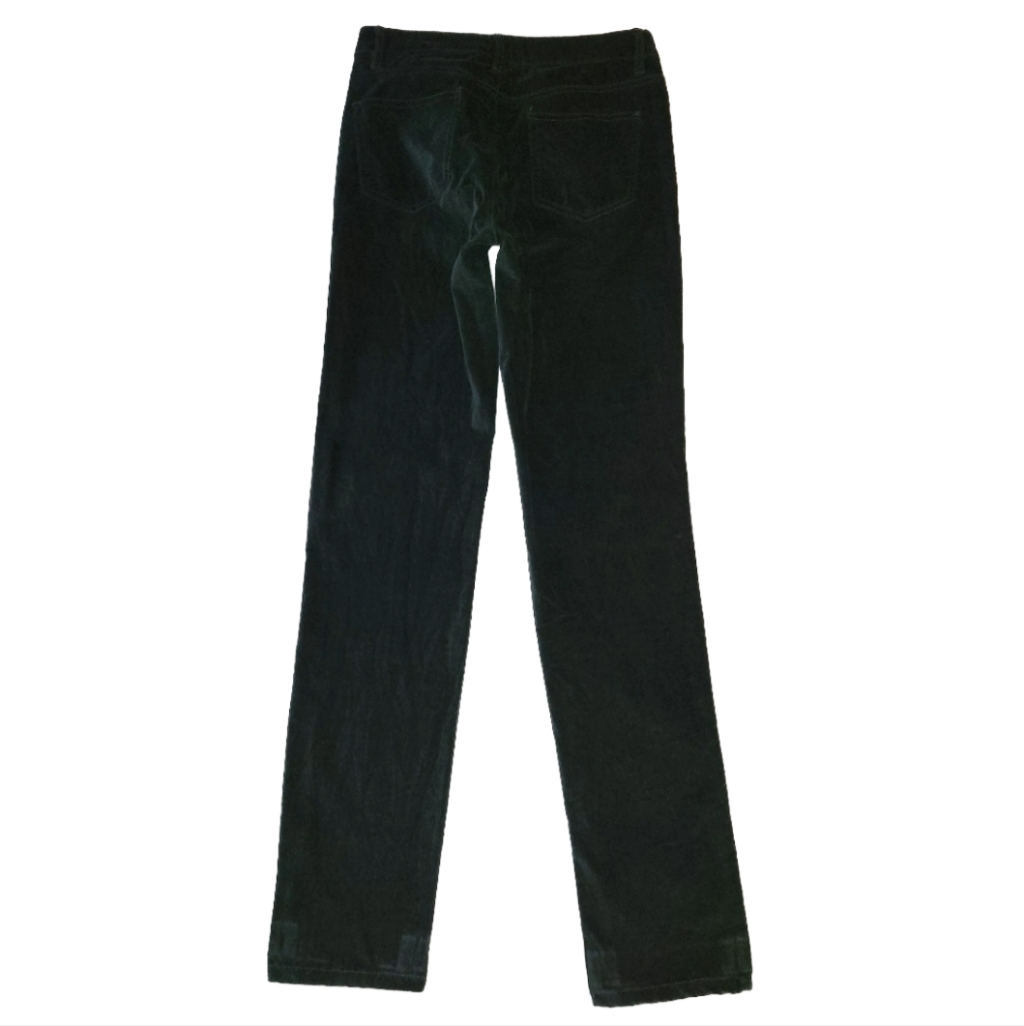 Buffalo David Bitton Mid-Rise Black Velvet Stretch Skinny Pants Size 8/29 — image 4 of 8